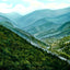 Top of Chimney Rock, NC in 1907 vintage print