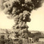 30,000-Barrel Oil Tank Fire, Washington Co PA vintage photo print