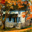 Cornwallis HQ, Valley Forge PA in 1907 art print