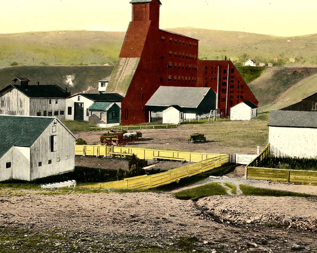 Hampton Coal Breaker, Scranton, PA in 1907 vintage print