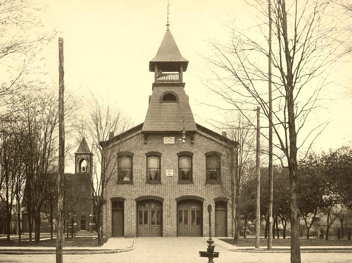 Town Hall, Philipsburg, PA in 1905 vintage photo print