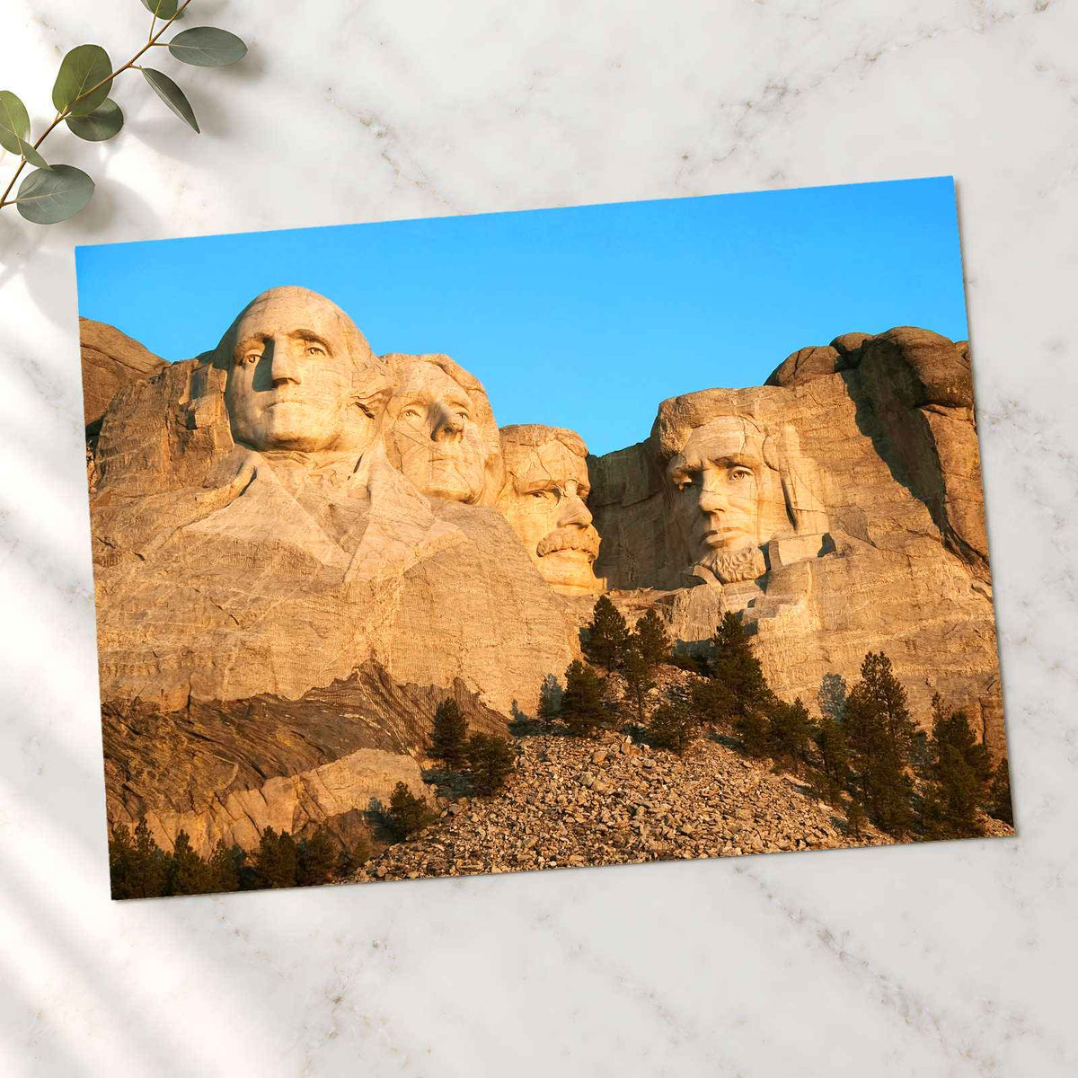 Mount Rushmore in South Dakota Photo Print Wall Decor
