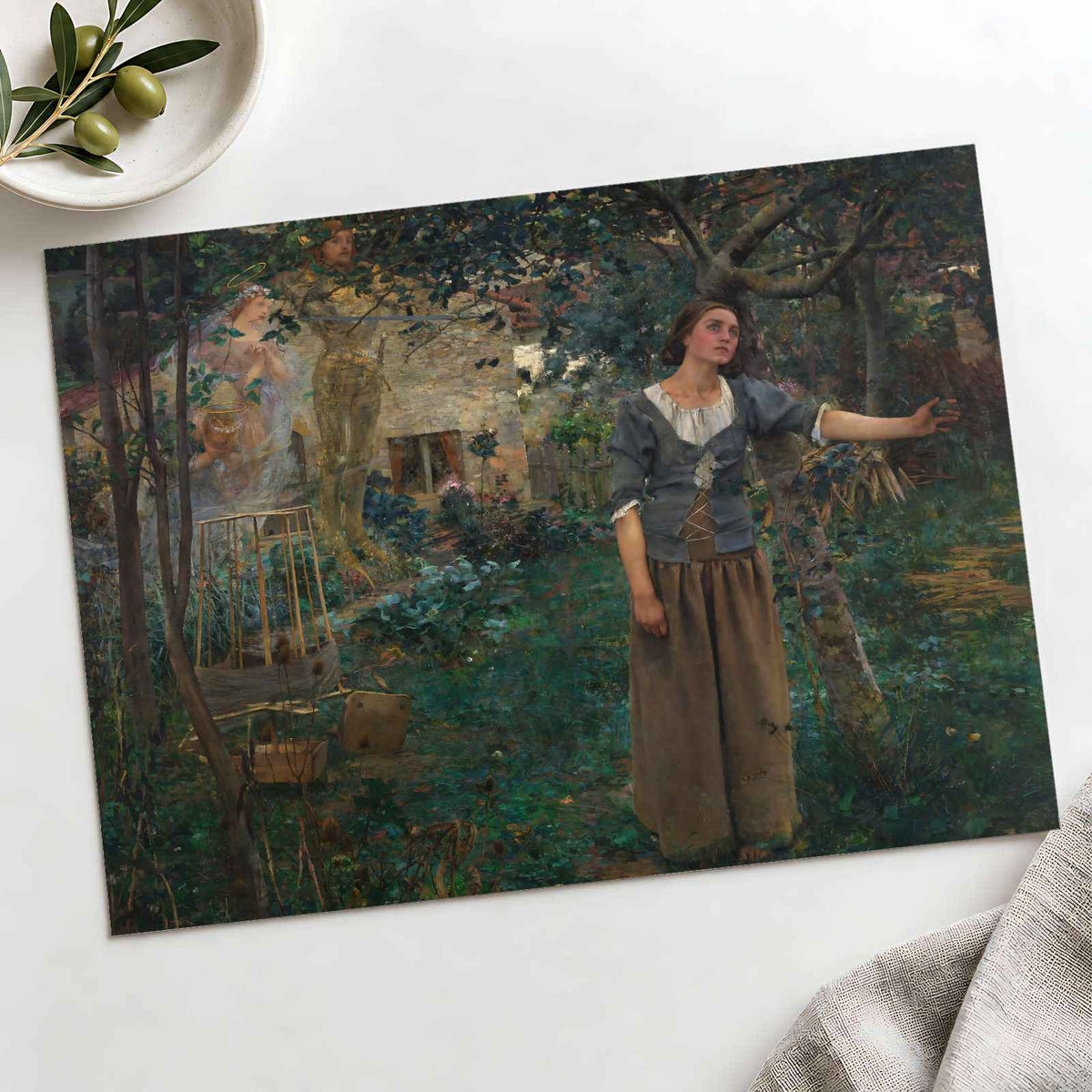 Joan of Arc painting print by Jules Bastien-Lepage (1879)