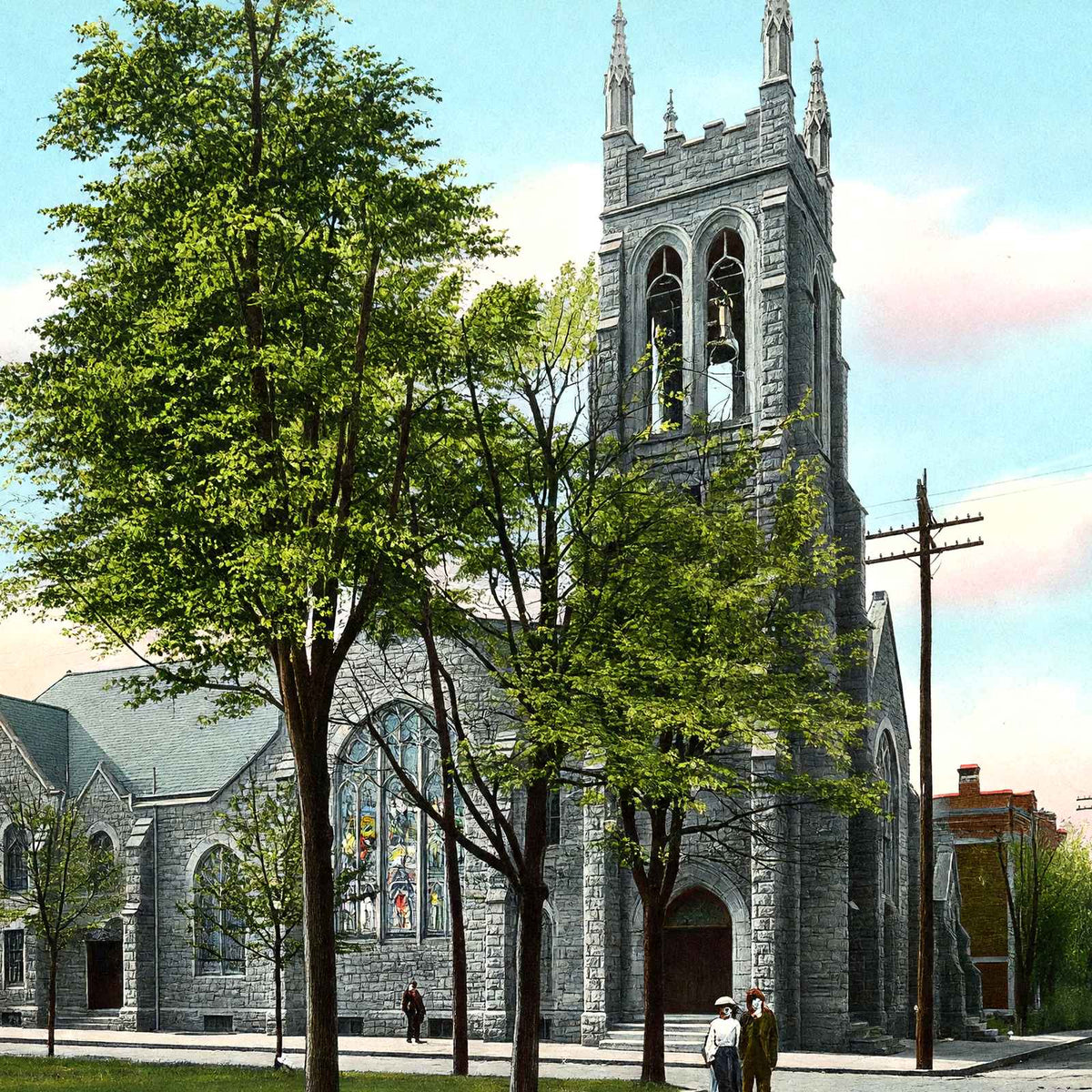Second Presbyterian Church, Knoxville, TN vintage print