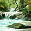 The Pools, Chimney Rock, NC in 1907 vintage print