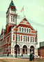 Post Office, Reading, PA in 1907 vintage print