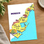 Map of the State of Monaco by Tri wiranto Art Print Wall Decor