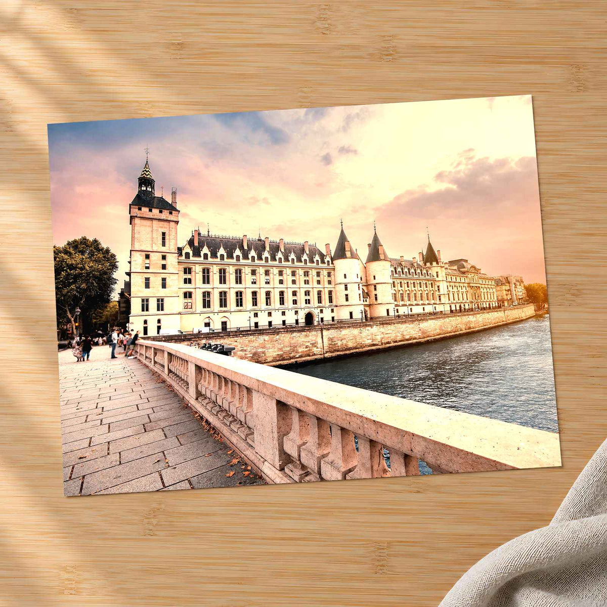 Conciergerie, River Seine in Paris Photo Print Wall Decor