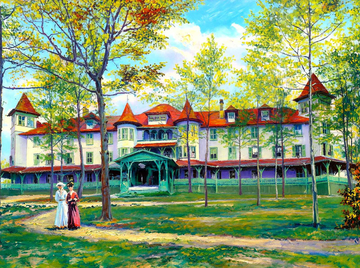 Hotel Wheeler, Hendersonville, NC in 1907 art print