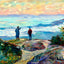 Above the Clouds, Asheville, NC in 1906 art print