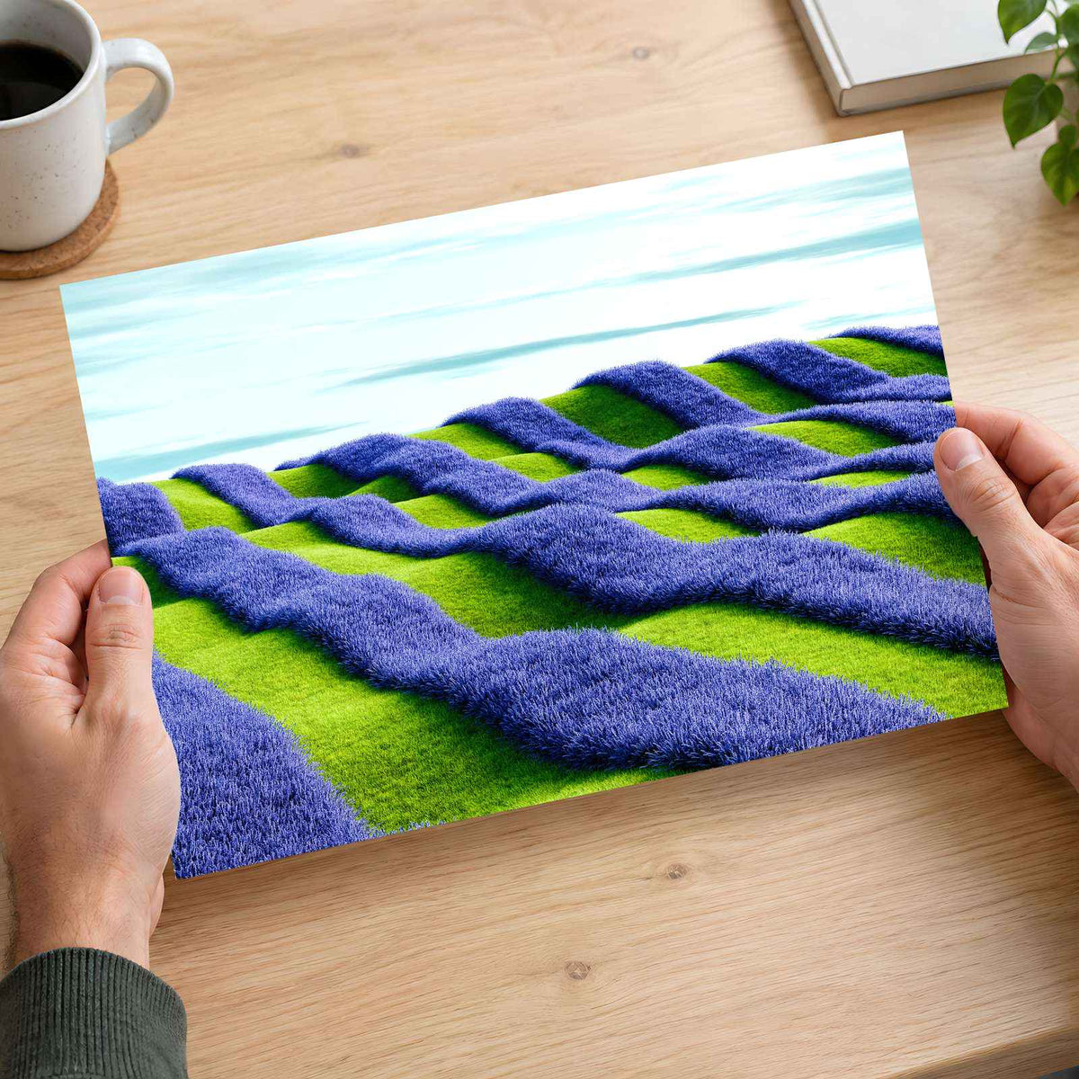Lavendar Fields by Alex Shuper Photo Print Wall Decor