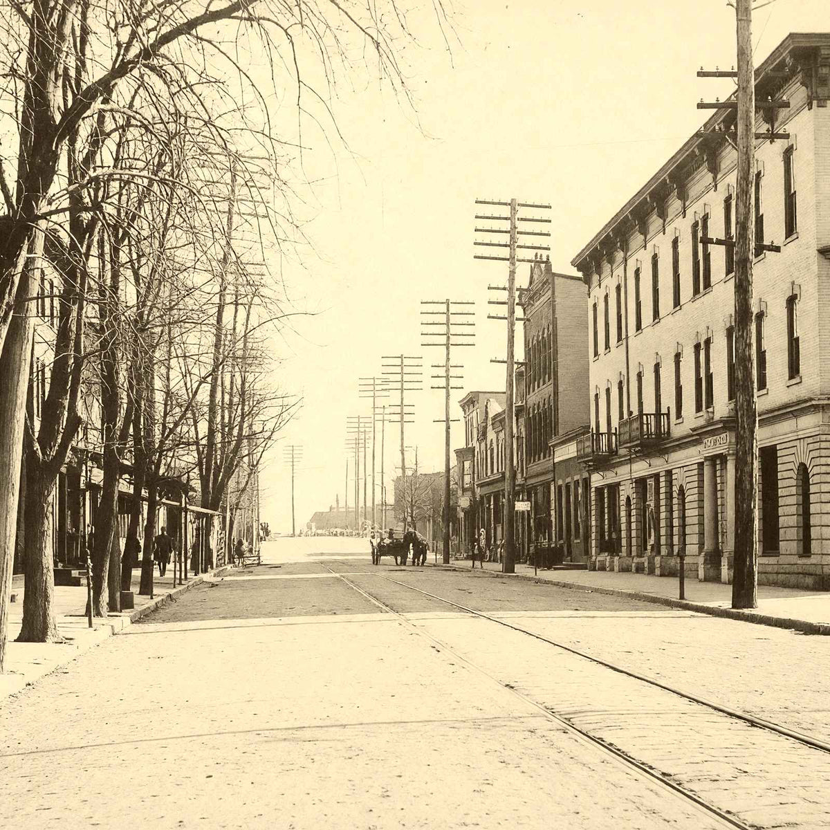 South Main Street, Phillipsburgh, NJ 1904 photo print