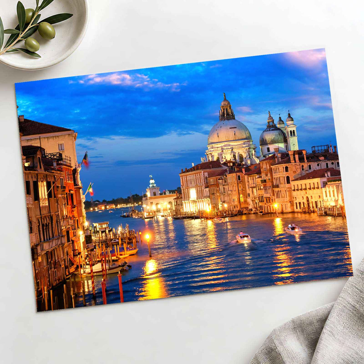 Venice Grand Canal, Santa Maria Della Salute Photo Print Wall Decor