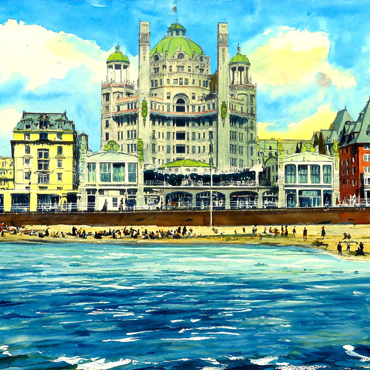 Marlborough-Blenheim Hotel, Atlantic City, NJ art print