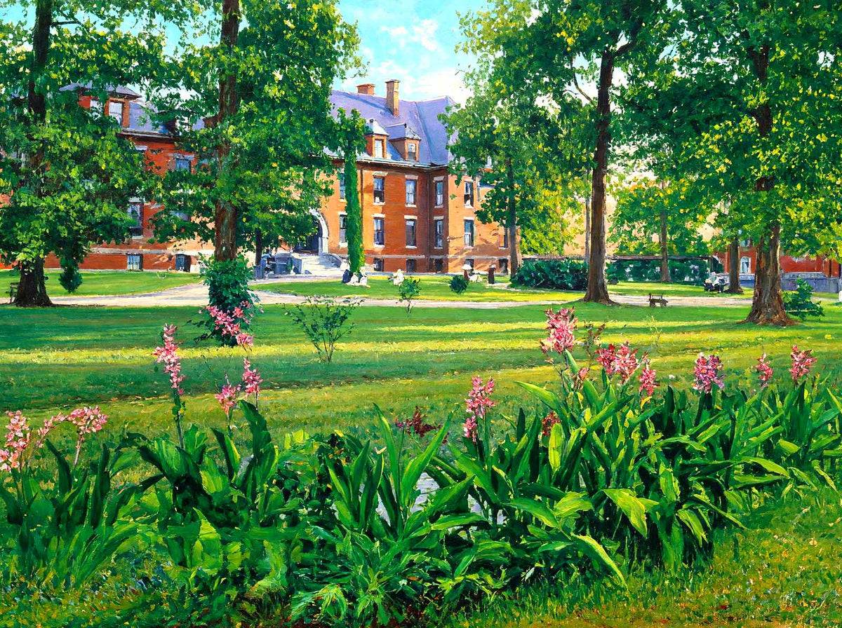 Elizabeth College, Charlotte, NC in 1906 art print