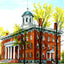 Lawrence University, Appleton, WI in 1905 vintage print