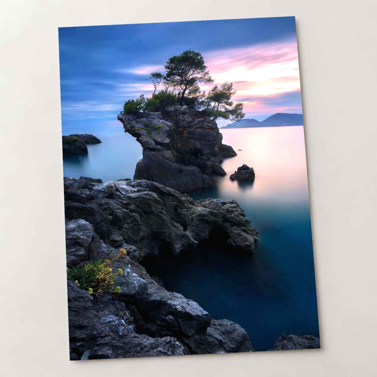 Water Surrounded by Rocks and Trees by Riccardo Cervia Photo Print Wall Decor