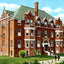 Barbara Blount Building, UT Knoxville, TN vintage print