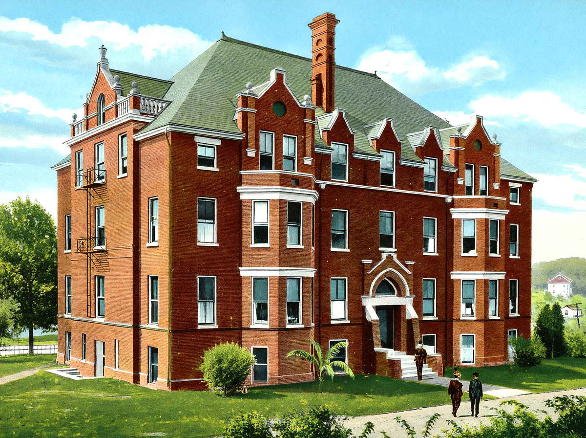 Barbara Blount Building, UT Knoxville, TN vintage print