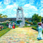 Fountain Circle, Centennial Park, Nashville painting