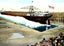 Freighter Launch at Shipyards, Superior, WI vintage print