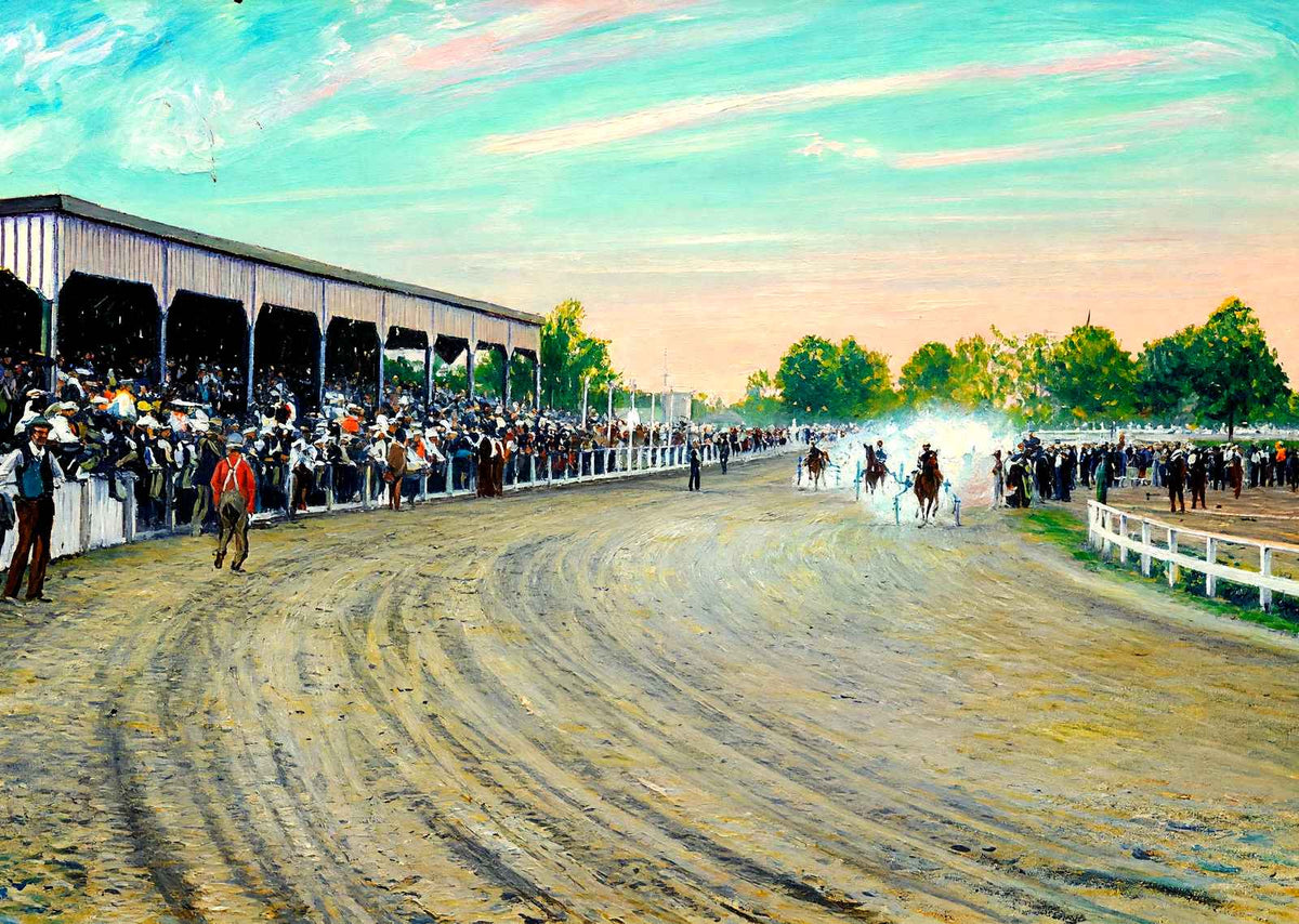 Olympia Park Race Track, Chattanooga, TN 1905 art print