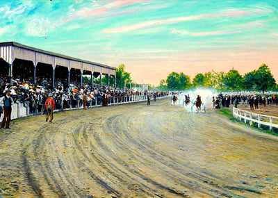 Olympia Park Race Track, Chattanooga, TN 1905 art print
