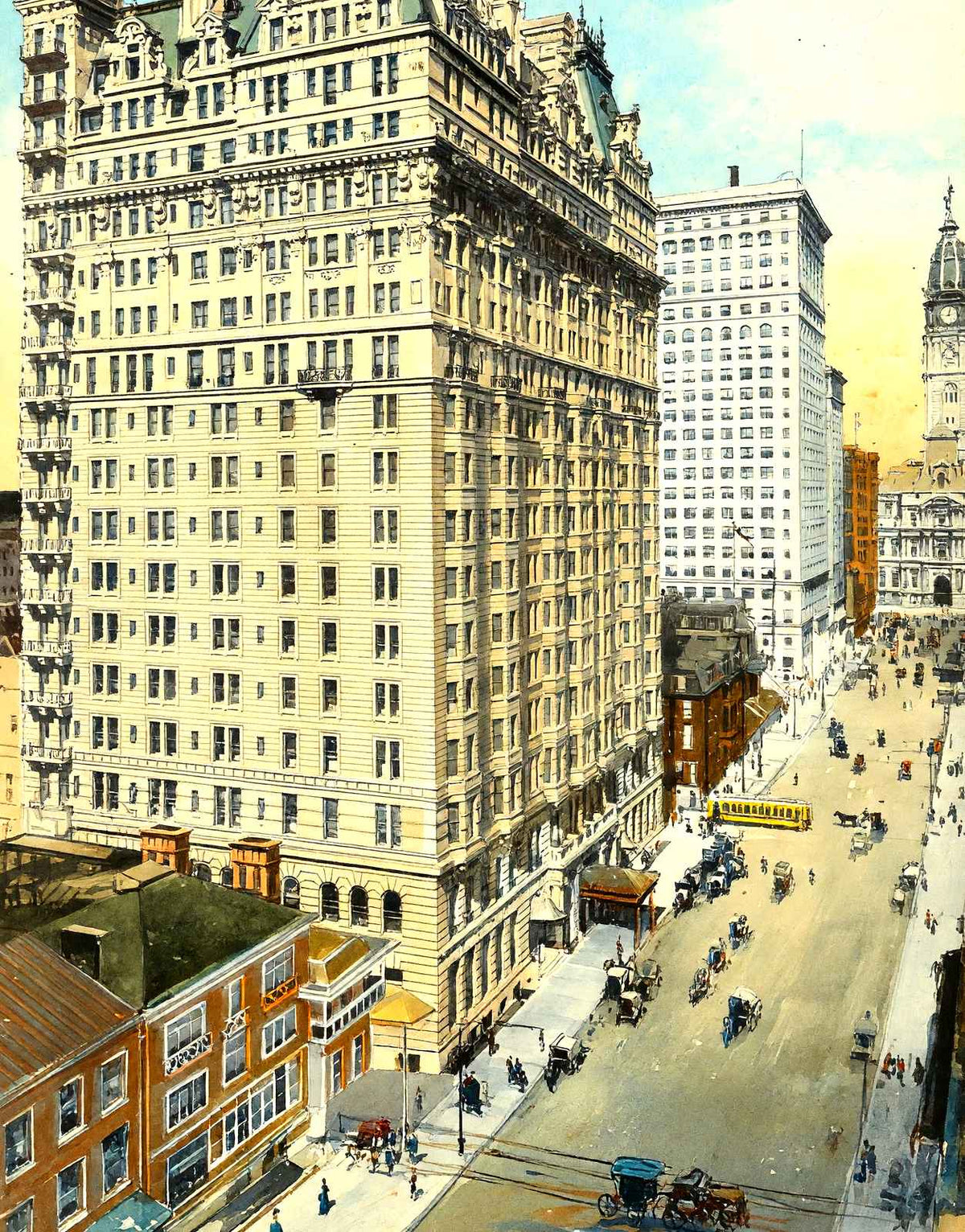 Hotel Bellevue Stratford, Philadelphia PA art print