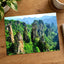 Zhangjiajie Stone Pillars in China Photo Print Wall Decor