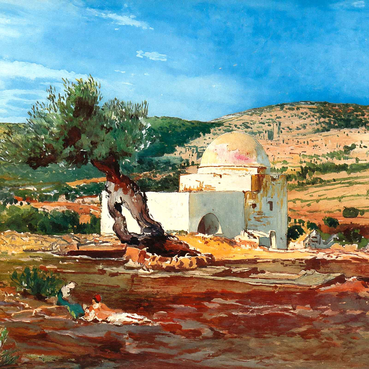 Tomb of Rachel, Jerusalem–Hebron Road 1920 art print
