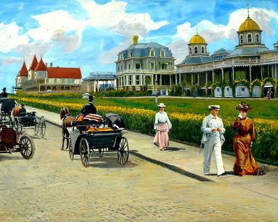 Pennsylvania Club House, Long Branch, NJ art print