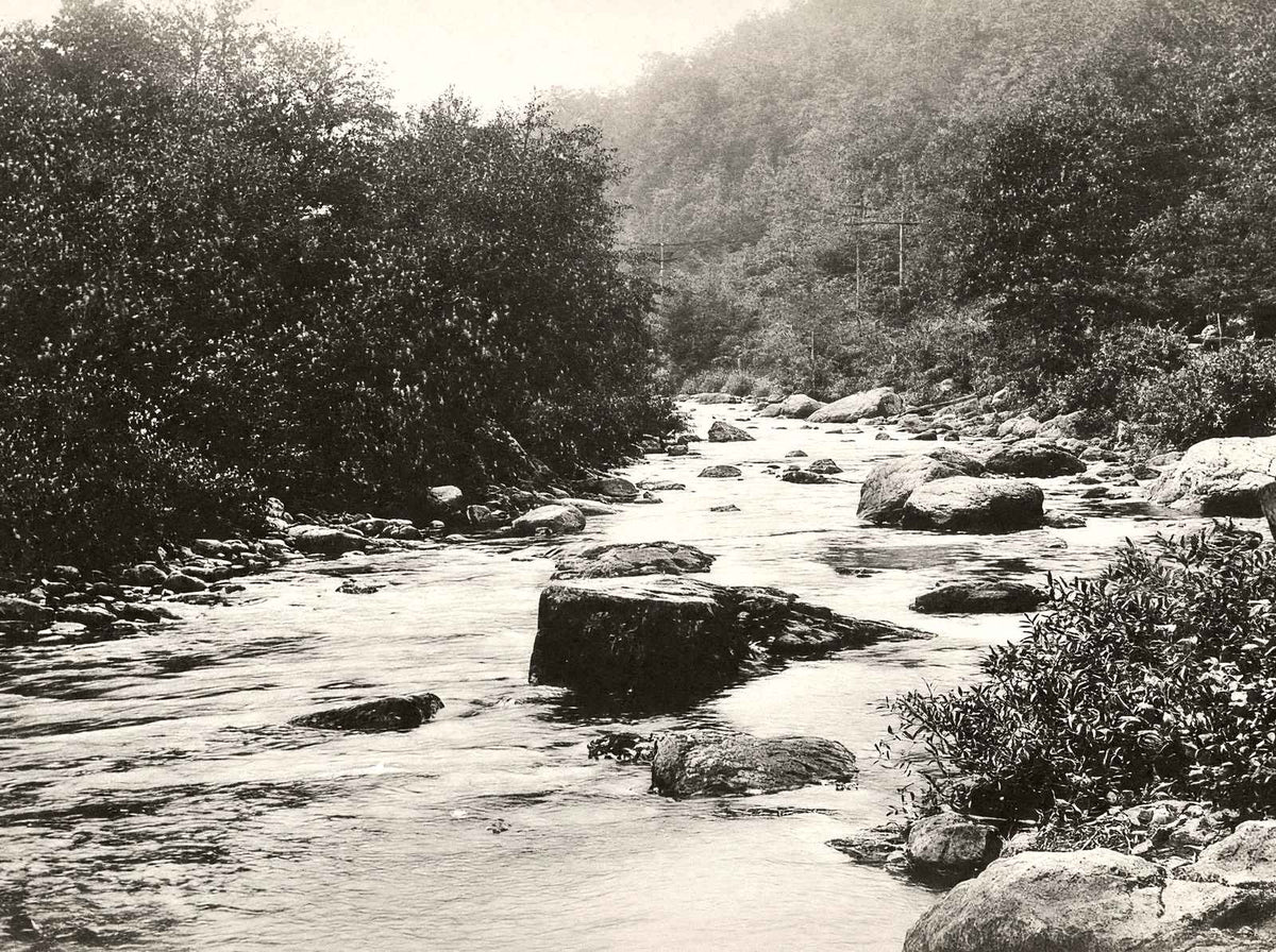 Little Schuylkill River, Tamaqua, PA 1906 photo print