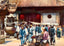 Buddhist Temple, Old City, Shanghai vintage print