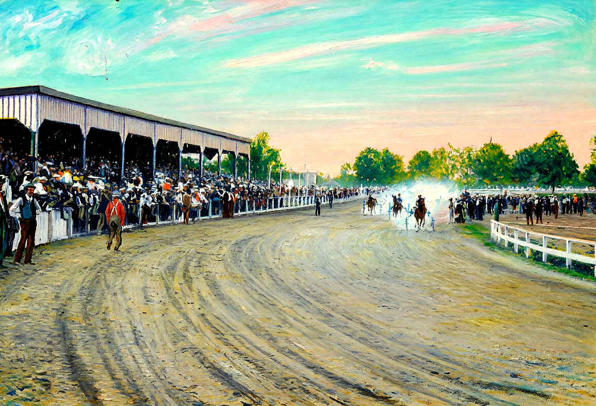 Olympia Park Race Track, Chattanooga, TN 1905 art print