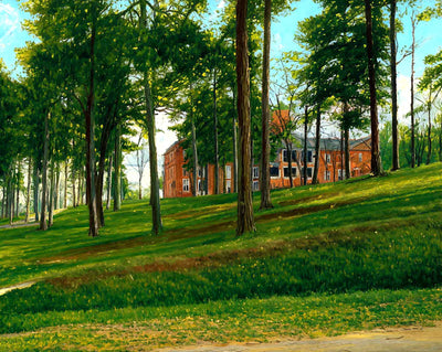 Female College, Greensboro, NC in 1906 art print