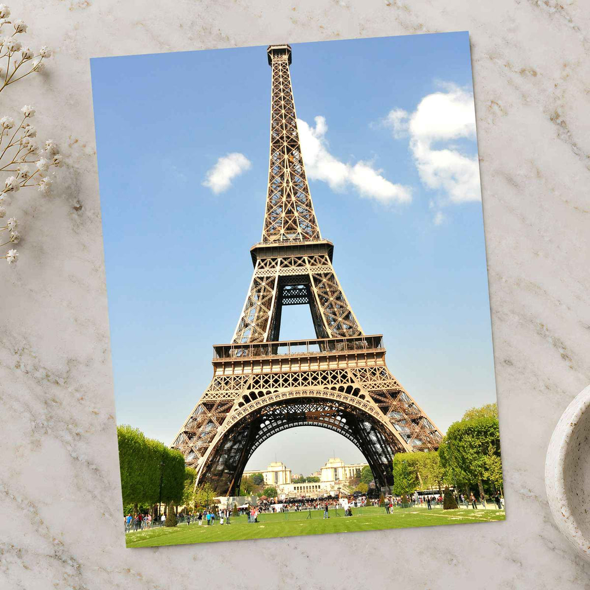 Eiffel Tower Towering Over a Lush Green Park by Margaret Jaszowska Photo Print Wall Decor