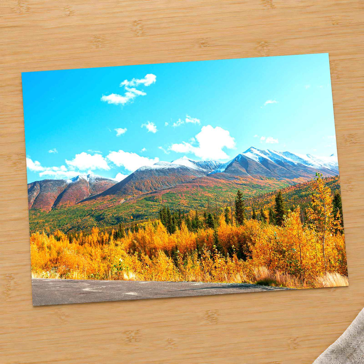 Beautiful Mountain Peak in Alaska Photo Print Wall Decor