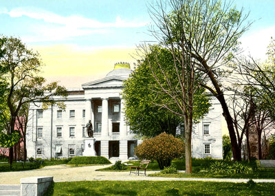 State Capitol, Raleigh, NC in 1906 vintage print