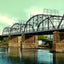 New Lehigh Bridge, Allentown PA in 1907 vintage print