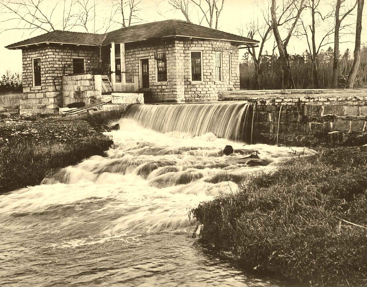 Historic Pennington Power Plant, Whitney NC vintage photo print