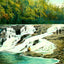 Green River Falls, Hendersonville, NC in 1907 art print