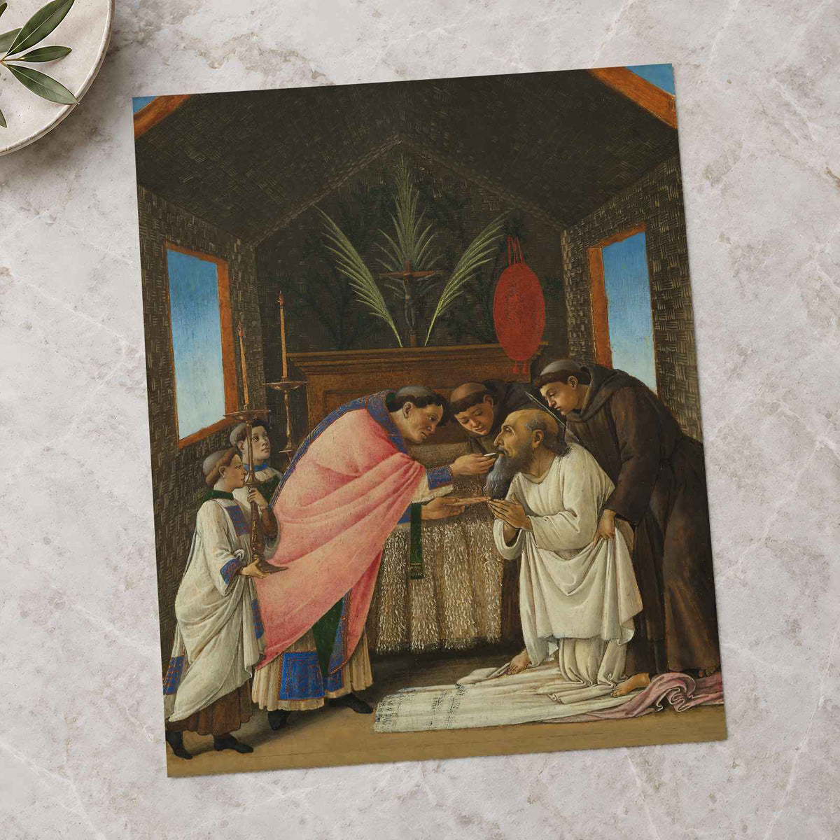 The Last Communion of Saint Jerome art print by Botticelli (Alessandro di Mariano Filipepi) (1490)