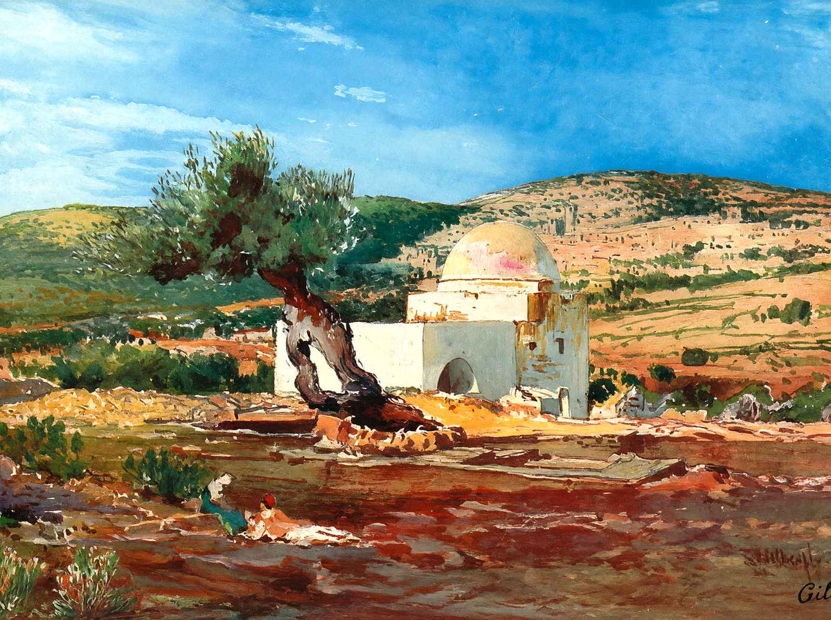Tomb of Rachel, Jerusalem–Hebron Road 1920 art print