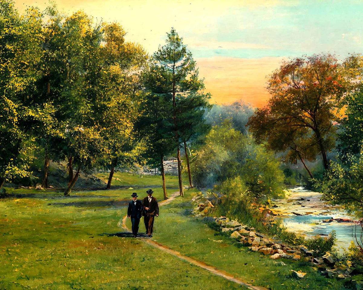 Middlebrook, Knoxville, TN in 1907 art print