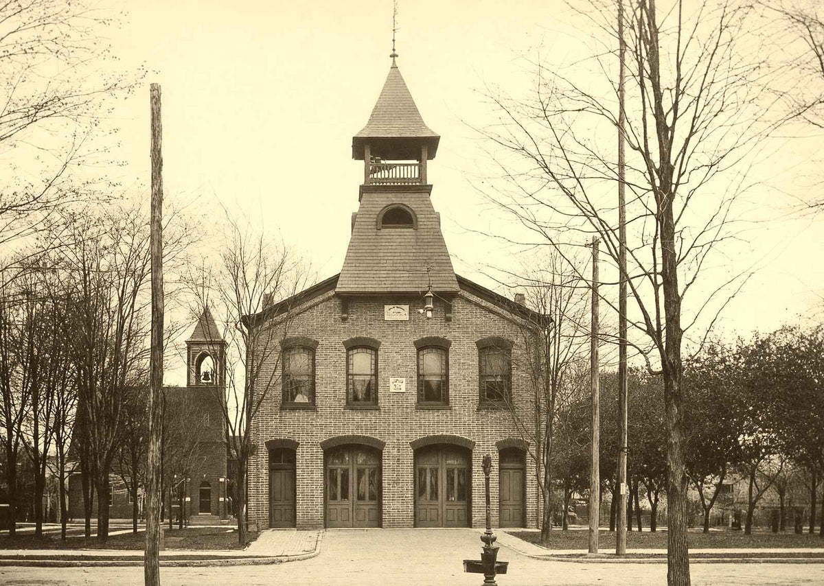 Town Hall, Philipsburg, PA in 1905 vintage photo print