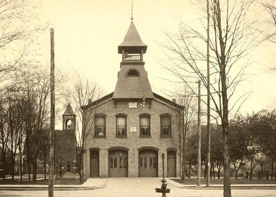 Town Hall, Philipsburg, PA in 1905 vintage photo print