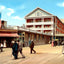 Hotel Luray from Boardwalk, Atlantic City, NJ vintage print