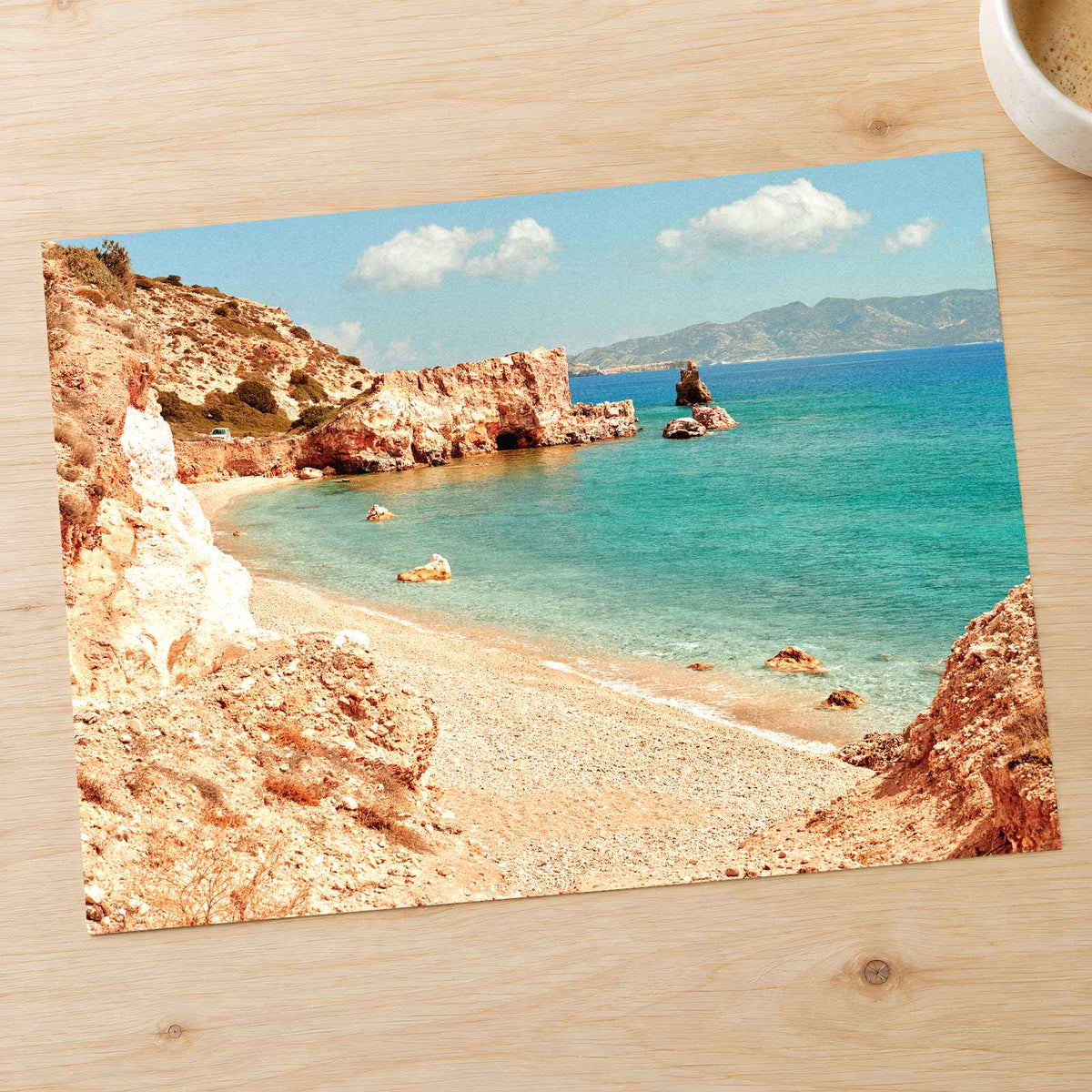 Rocky Beach, Mediterranean Sea by Roberta Sant'Anna Photo Print Wall Decor