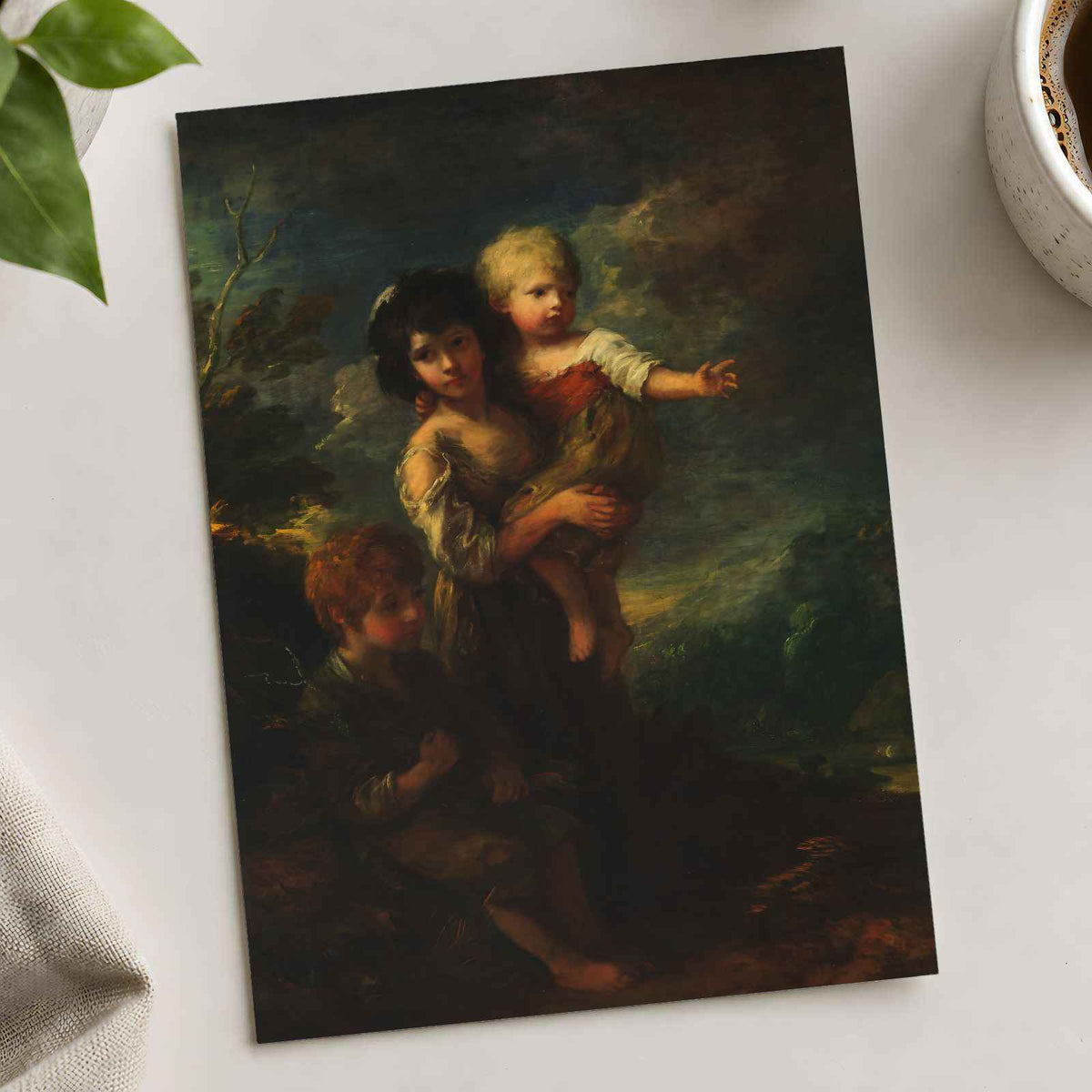 Cottage Children (The Wood Gatherers) painting by Thomas Gainsborough (1787)