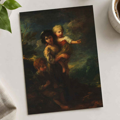 Cottage Children (The Wood Gatherers) painting by Thomas Gainsborough (1787)